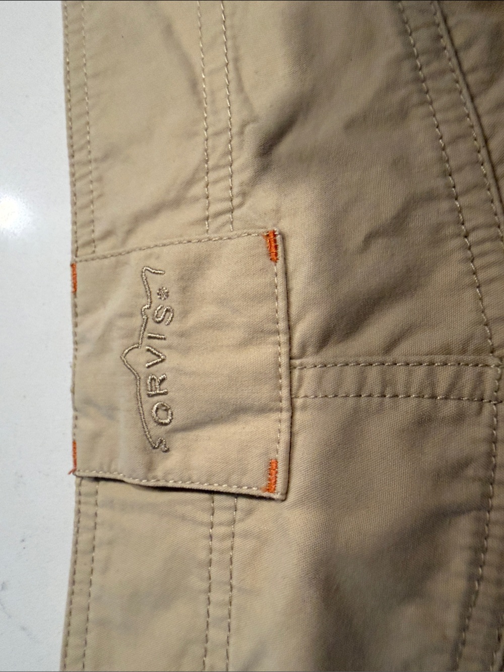 Orvis Men's Khaki Chinos - Picture 6 of 6